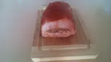 Gefüllter Schweinerücken aus dem Bratschlauch