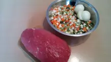 Zwei auf einen Streich - leckerer Rindfleischsalat und Rinderbrühe
