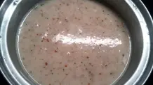Saarländische Hoorische (Kartoffelklöße) mit Speckrahmsoße