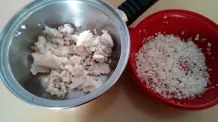 Saarländische Hoorische (Kartoffelklöße) mit Speckrahmsoße