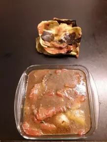 Zartes Hähnchen aus der Wassermelone