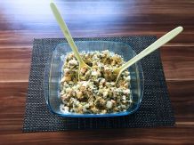 Russischer Oliviersalat mit Hähnchen