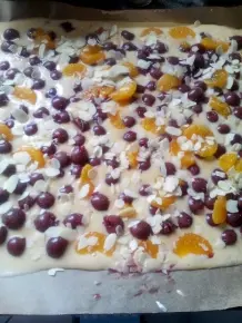 Ein schneller Obstkuchen vom Blech