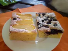 Ein schneller Obstkuchen vom Blech