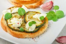 Schneller Zucchinitoast zum Abendbrot