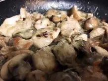 Hähnchen-Kartoffel-Auflauf mit Pilzen