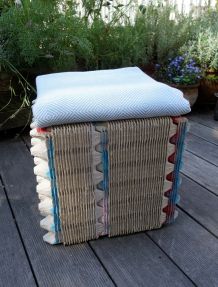 Hocker aus Eierkartons ~ Upcycling