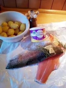 Eismeerforelle in Zitronenbutter