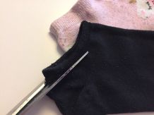 Alte Socke - neuer Haargummi