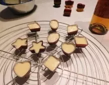 Zartschmelzende Weiße Schokoladen-Orangen-Pralinen