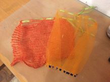Plastiktüten vermeiden - Zwiebel- und Kartoffelnetze wiederverwenden