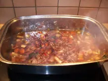 Gänsekeulen in Rotweinsoße
