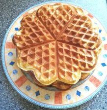 Zuckerfreie Waffeln mit Banane und Quark