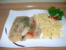 Schweinefilet a la Stroganoff
