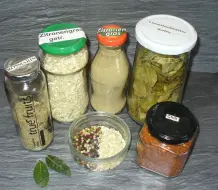 Eingelegte Südfrüchte nach Salzzitronenart