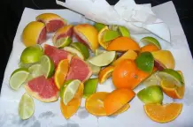 Eingelegte Südfrüchte nach Salzzitronenart