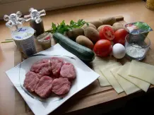 Medaillons vom Schwein auf Kräuter-Kartoffel-Talern