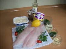 Rotbarschfilet mit Kräutertopping