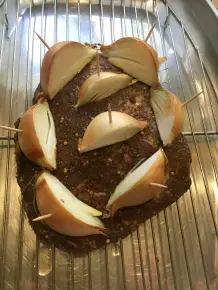 Indirekt grillen: Wildschweinkeule mit Kartoffelpfännchen
