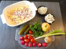 Deftiger Wurstsalat - Reste aus dem Kühlschrank verwerten
