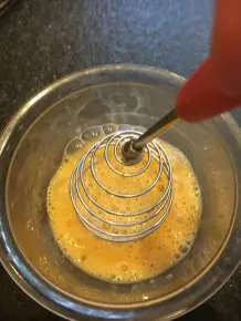 Gebackenes Osternest aus Blätterteig mit Ei-Herz