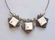 Statement-Kette mit Tastaturbuchstaben basteln