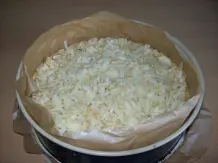 Apfeltorte mit Marzipan und Baiserhaube