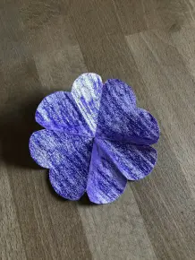 DIY Karte zum Muttertag mit Papierblumen und Herzen