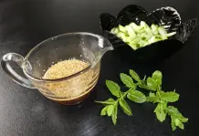 Sommerliche Gänsebrust "Asia-Style" aus dem Römertopf