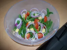 Mediterraner Bohnen-Sardinen-Salat