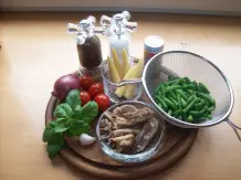 Mediterraner Bohnen-Sardinen-Salat