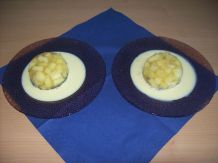 Apfelwürfel in Apfelsaft-Gelee