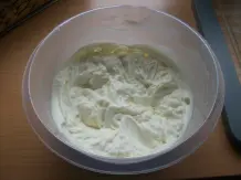Quark-Frischkäse-Himbeer-Dessert