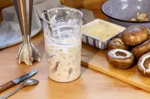 Gefüllte Champignons