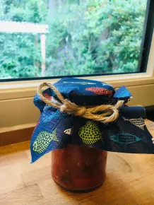 Tomaten-Paprika-Chutney - sehr scharf!