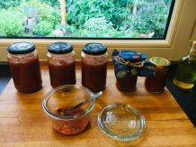 Tomaten-Paprika-Chutney - sehr scharf!
