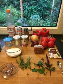 Tomaten-Paprika-Chutney - sehr scharf!