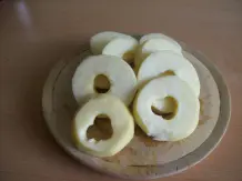 Gebackene Apfelscheiben