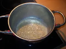 Gratinierter Lachs mit Nudeln in Muskatbutter