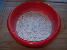 Gratinierter Lachs mit Nudeln in Muskatbutter