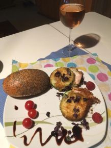 Zucchini-Sandwiches mit Schinken und Käse