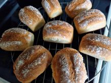 Schnelle Dinkel-Quarkbrötchen