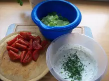 Hähnchen-Schnitzel in Gorgonzola-Soße