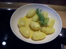 Hähnchen-Schnitzel in Gorgonzola-Soße