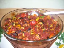 Rotbarschfilet mit Ofen-Ratatouille