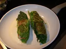 Rostbratwurst im Wirsingmantel