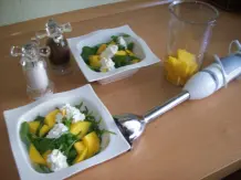 Rucola-Salat mit Mango