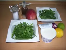 Rucola-Salat mit Mango