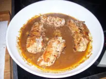 Würzige Putenrollen mit Spätzle