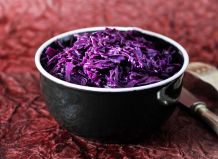 Rotkohl aus dem Glas als Salat